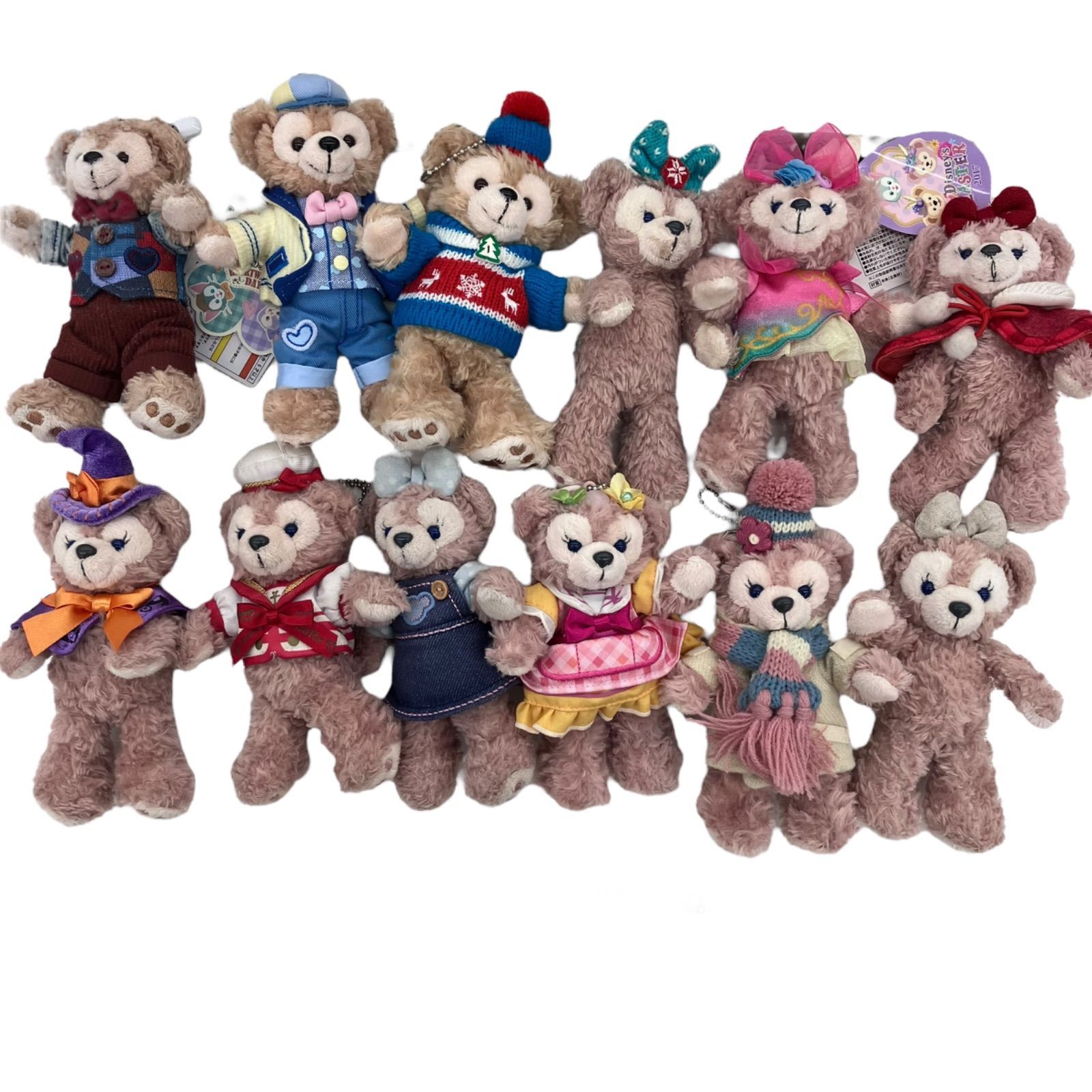 186001 現状品 Disney ディズニー ぬいぐるみまとめ売り ダッフィー シェリーメイ ぬいぐるみバッチ 41点まとめ売り [250212HM150365] 186001 現状品 Disney ディズニー ダッフィー シェリーメイ ぬいぐるみ