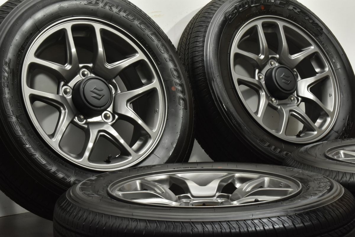 製 新車外し 超バリ溝 スズキ JB64 ジムニー 純正 16in 5.5J 22 ブリヂストン デューラー H L 852 175 80R16 JB23 JA22