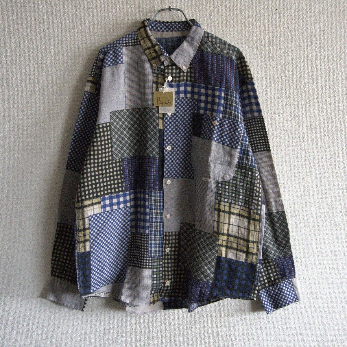 PAPAS シャツ(新品未使用)未使用 PAPAS パパス リネン シャツ