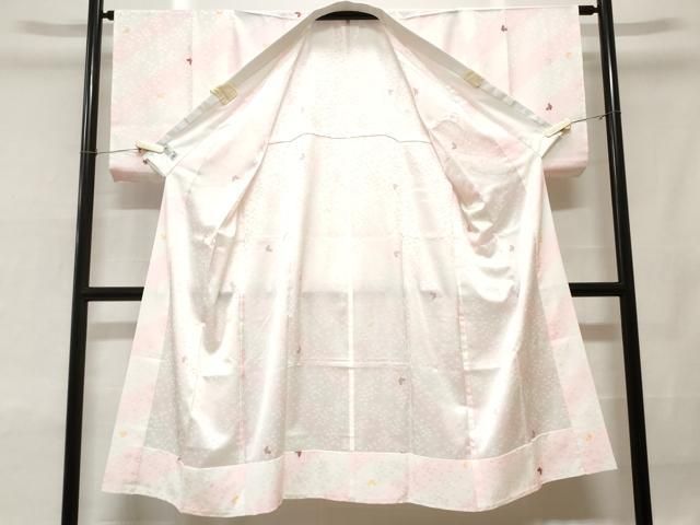 平和屋着物○洗える最高級着物 ＜英＞はなぶさ謹製 長襦袢 単衣 舞桜