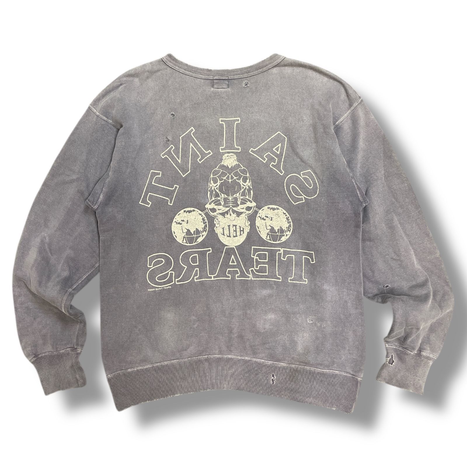 SAINT MICHAEL × DENIM TEARS 21SS クルーネックスウェット トレーナー