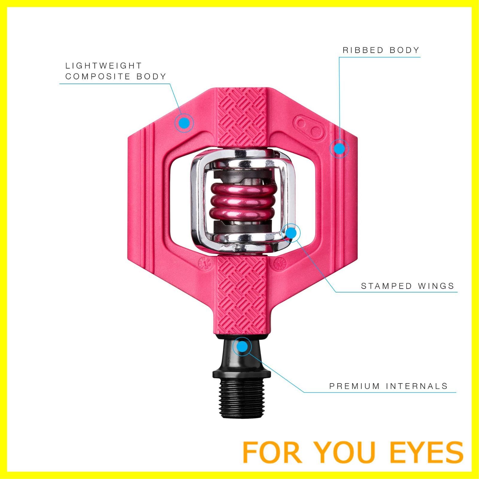 ｃｒａｎｋｂｒｏｔｈｅｒｓ(クランクブラザーズ) 超軽量 ビンディングペダル キャンディ7 レッド 574610 ｃｒａｎｋｂｒｏｔｈｅｒｓ(クランクブラザーズ) 超軽量 ビンディング