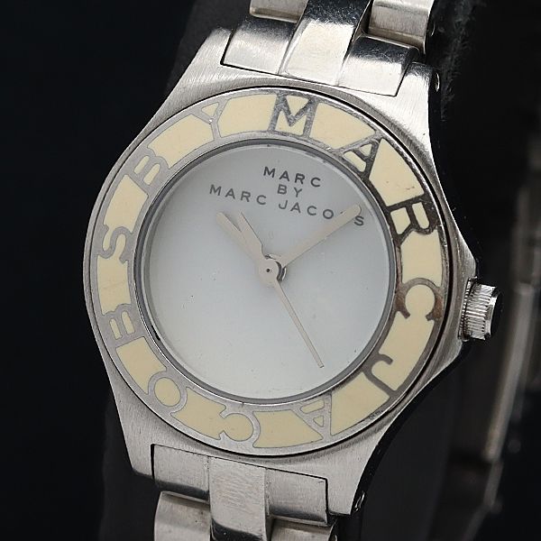 マークジェイコブス MBM3049 QZ ホワイト文字盤 レディース