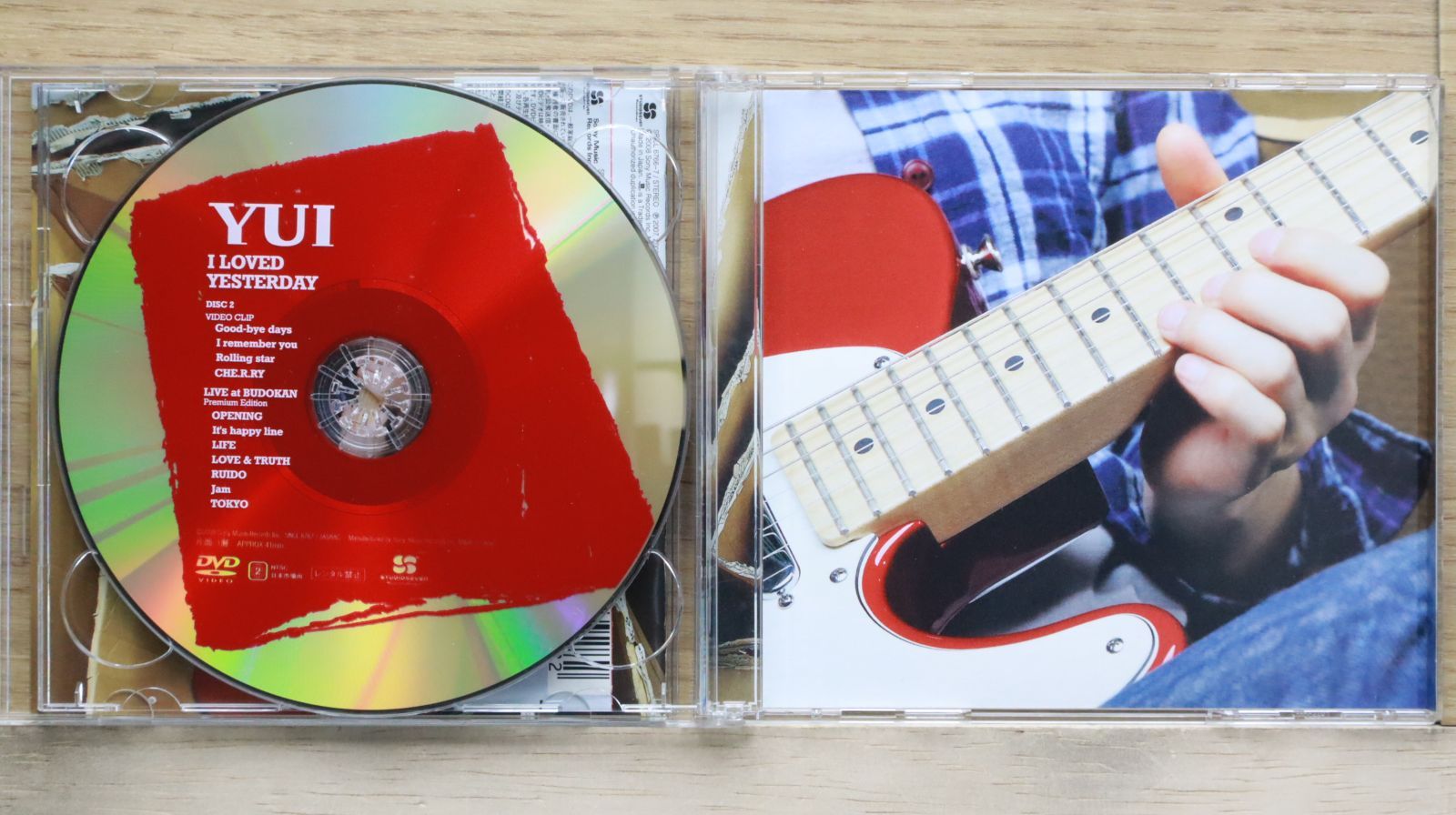 国内盤CD☆ユイ/YUI□ I LOVED YESTERDAY(初回生産限定盤)(DVD付