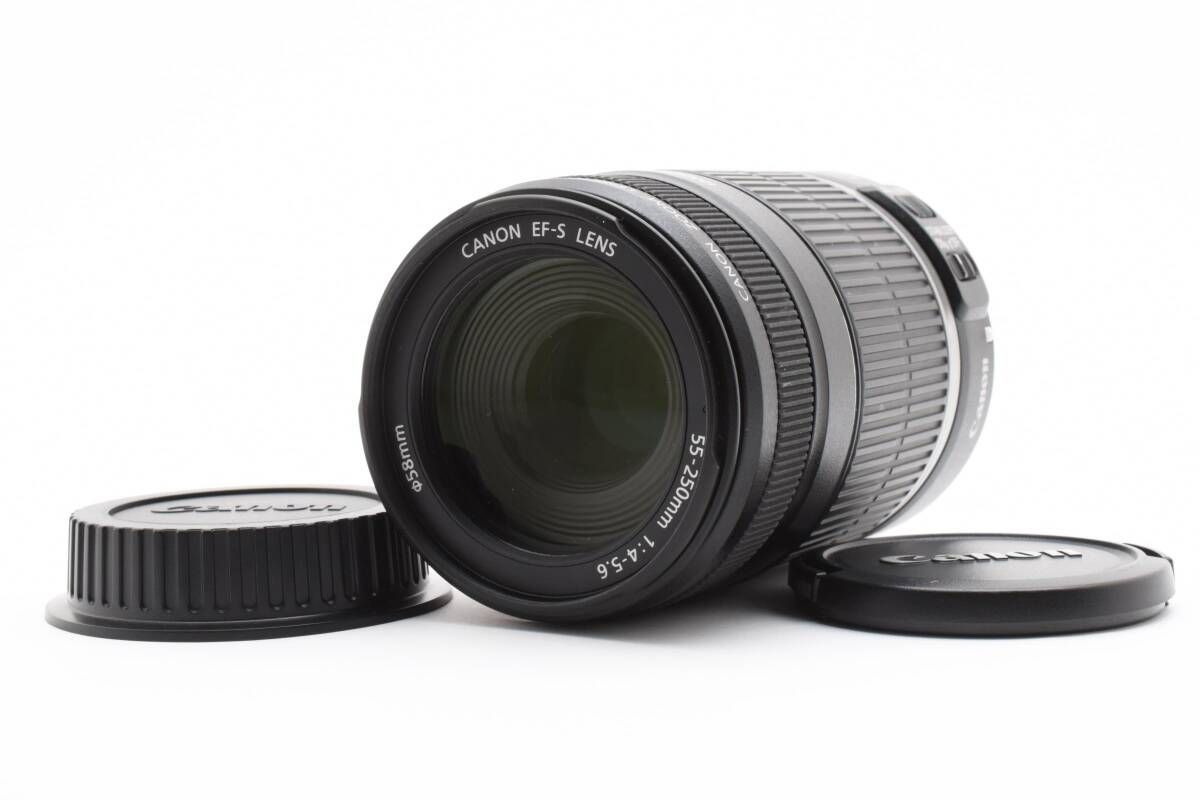 ☆良品☆キャノン CANON EF-S 55-250mm F4-5.6 IS☆ T3#3954 良い