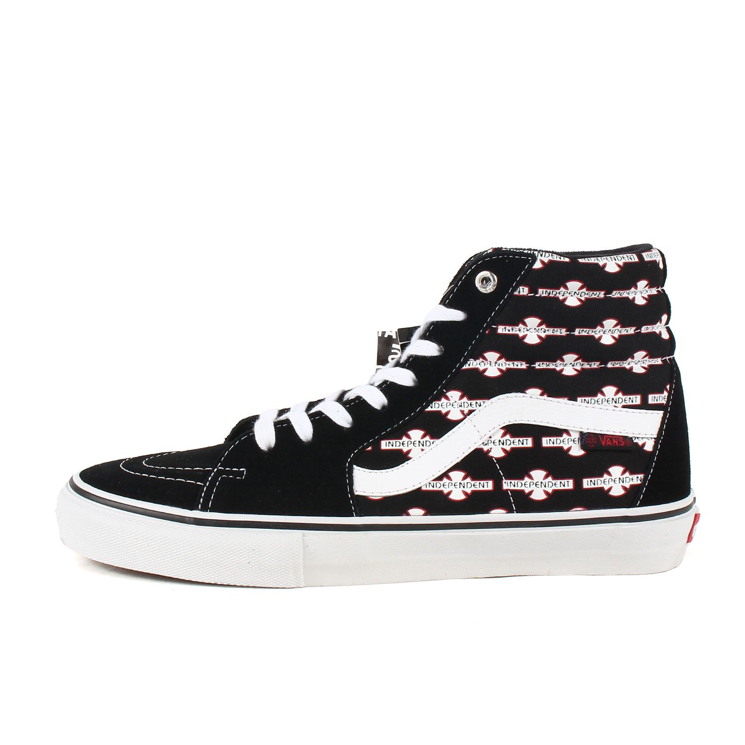 新品 VANS バンズ サイズ:27.0cm INDEPENDENT SK8-HI PRO インディペンデント スケート ハイ ブラック 黒 US9 ハイカット スニーカー シューズ 靴 スケート ブランド コラボ【メンズ】