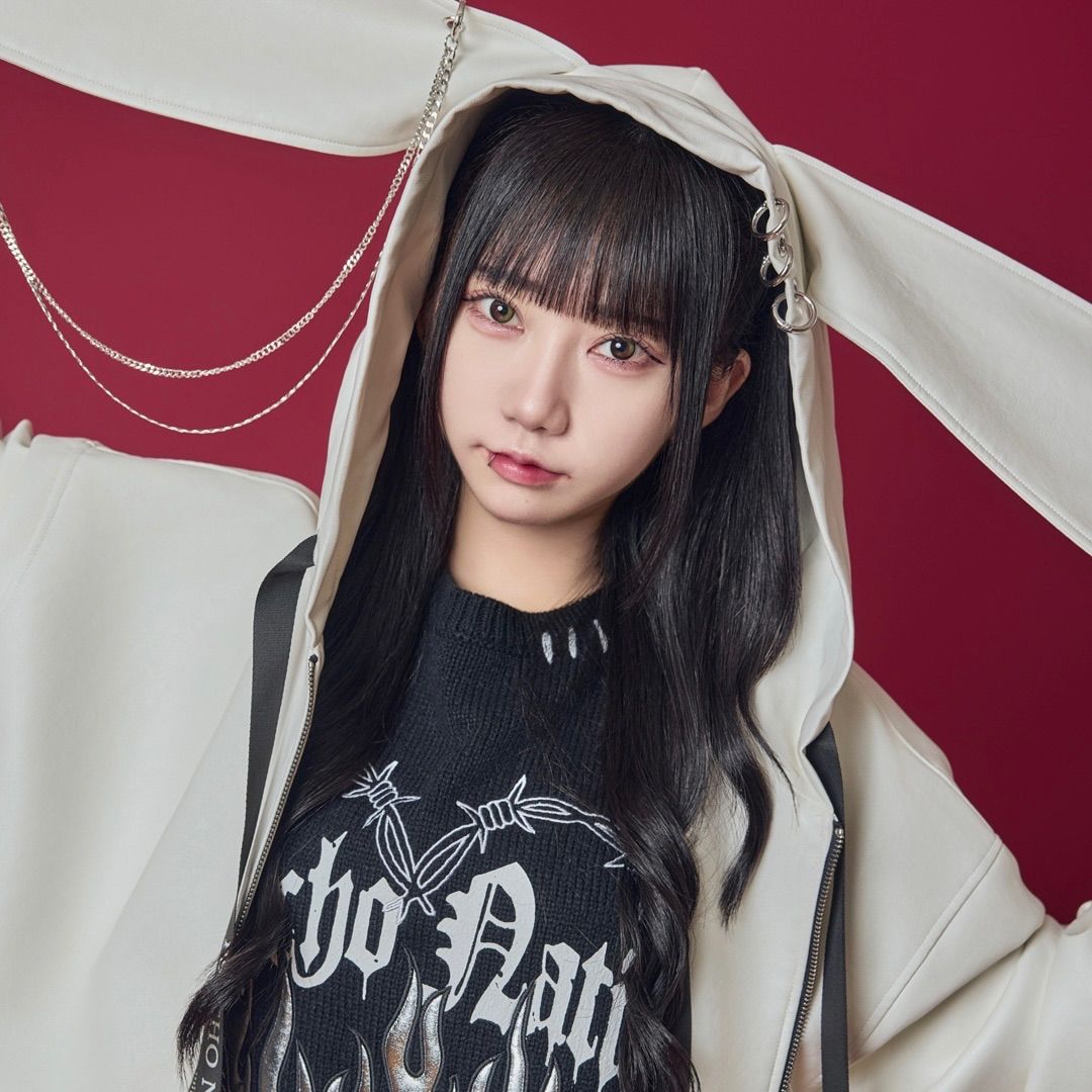 PSYCHO NATION／サイコネーション】うさ耳PUフードブルゾン 合皮