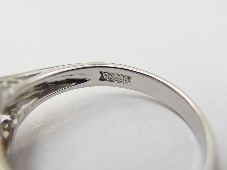 Pt900 オパール 0.89ct D0.20ct 15号 リング - メルカリ 