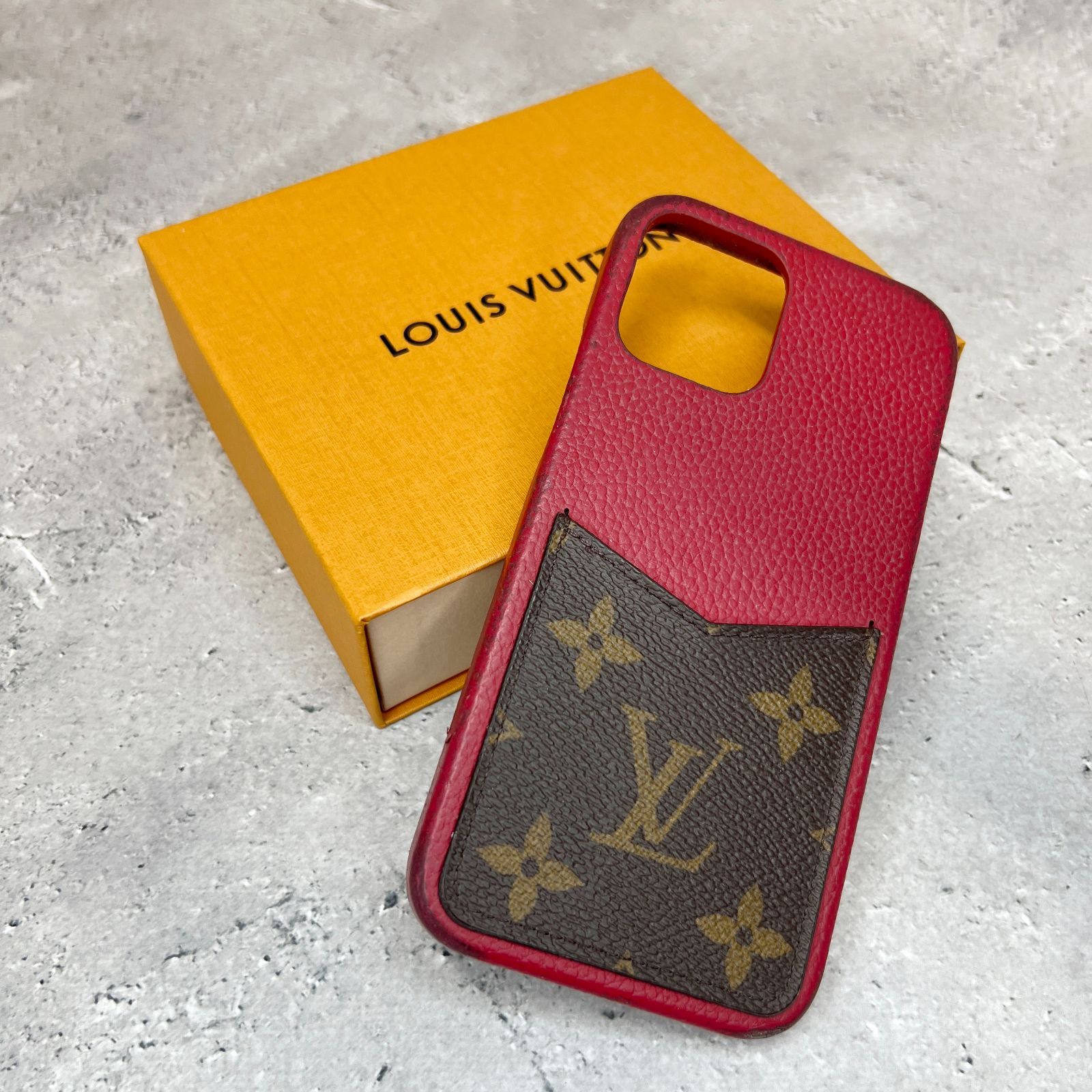 鑑定済/正規品】ルイヴィトン モノグラム iPhoneケース 12/12pro 