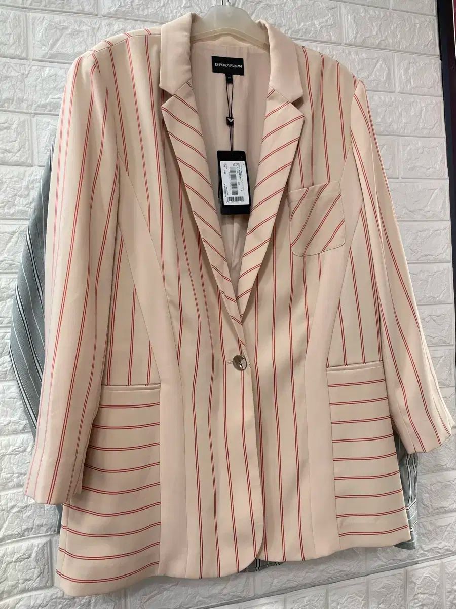 エンポリオ ARMANI アルマーニ ストライプ ブレザー 46