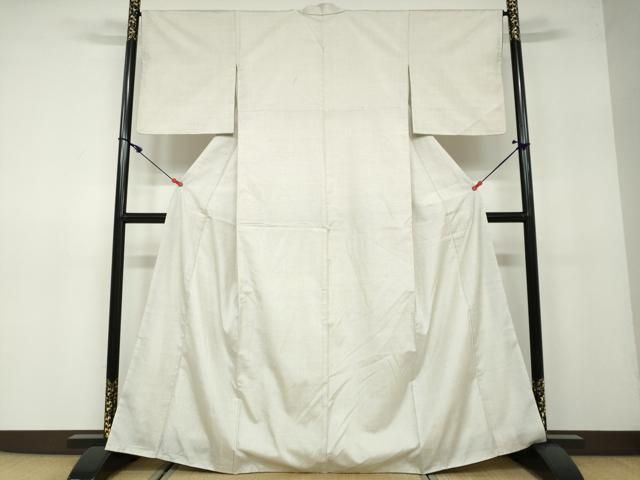 平和屋着物●本場大島紬　白大島　7マルキ　霞文　正絹　逸品　DAAW5154ud 平和屋着物○本場大島紬 白大島 7マルキ 霞文 正絹 逸品 DAAW5154ud 平和