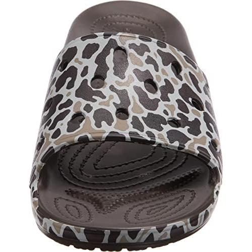クロックス(crocs) クラシック アニマルプリント スライド