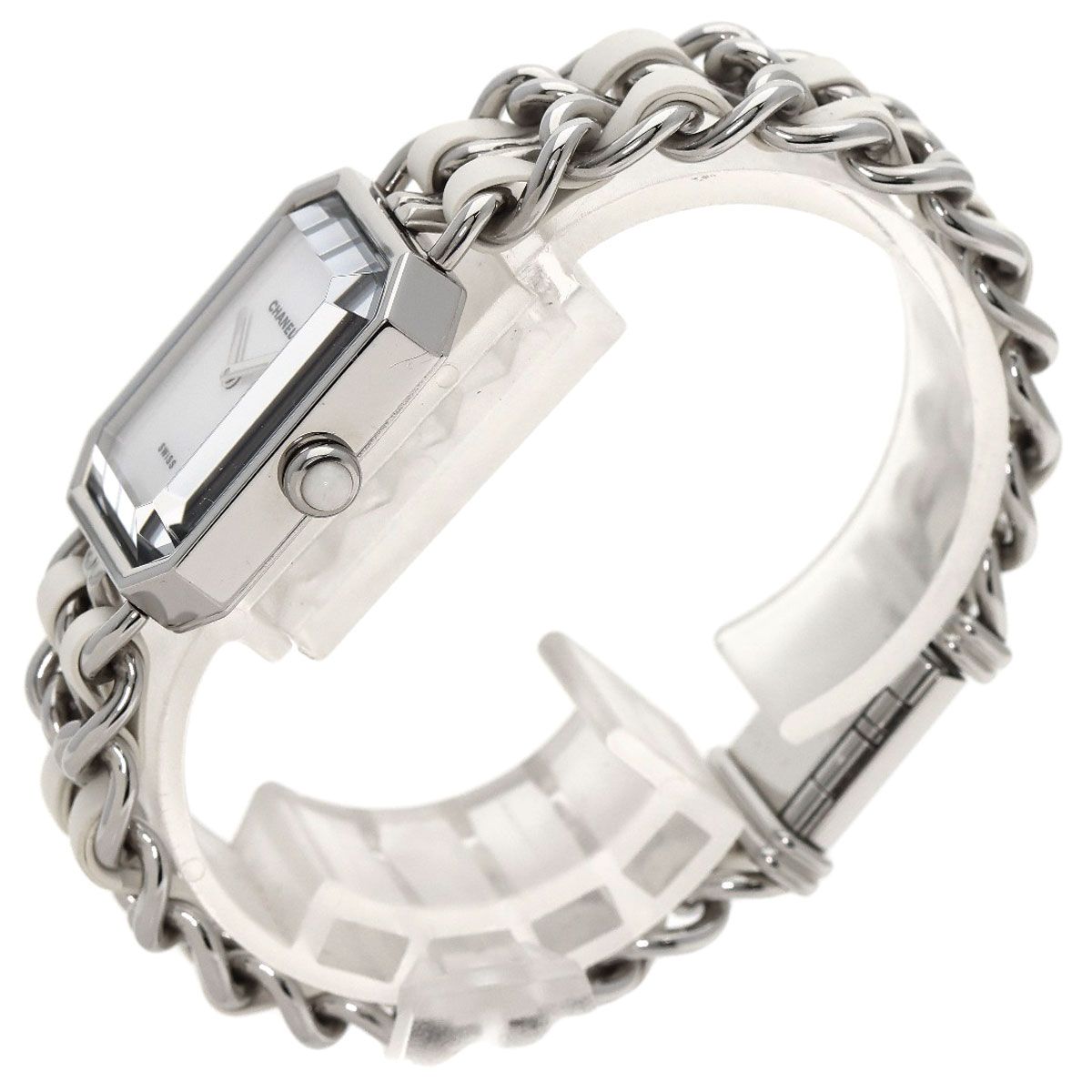 CHANEL シャネル H1639 プルミエール M 腕時計 SS SSx革 レディース 