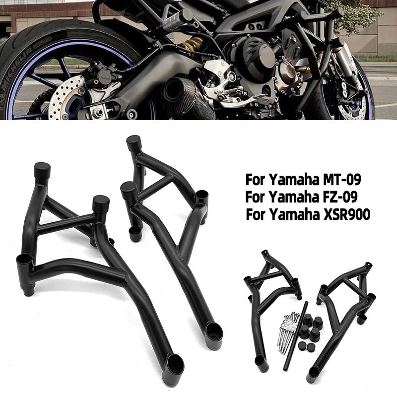 MT09SP FZ09 エンジンガード クラッシュバー バイク フレームバンパー ヤマハ MT-09 FZ-09 トレーサー 900 XSR900 2017-2020