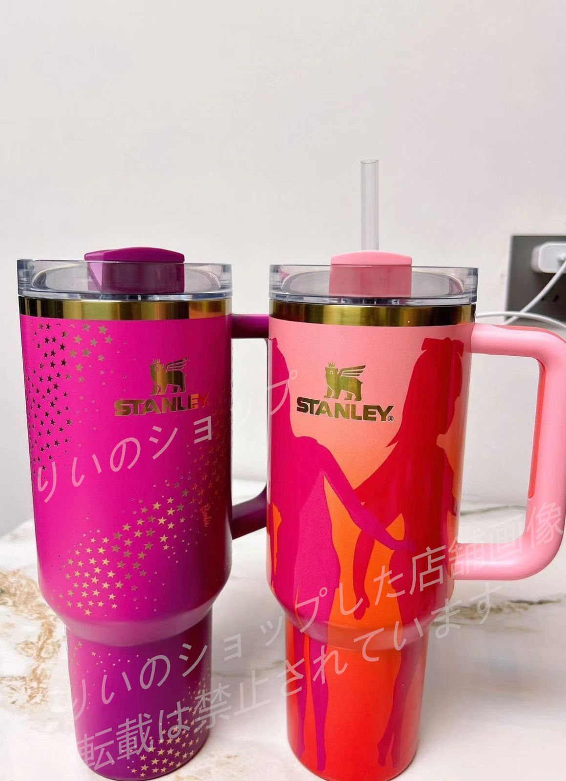 新品未使用 BARBIE×STANLEY 真空スリムクエンチャー ストロー付き