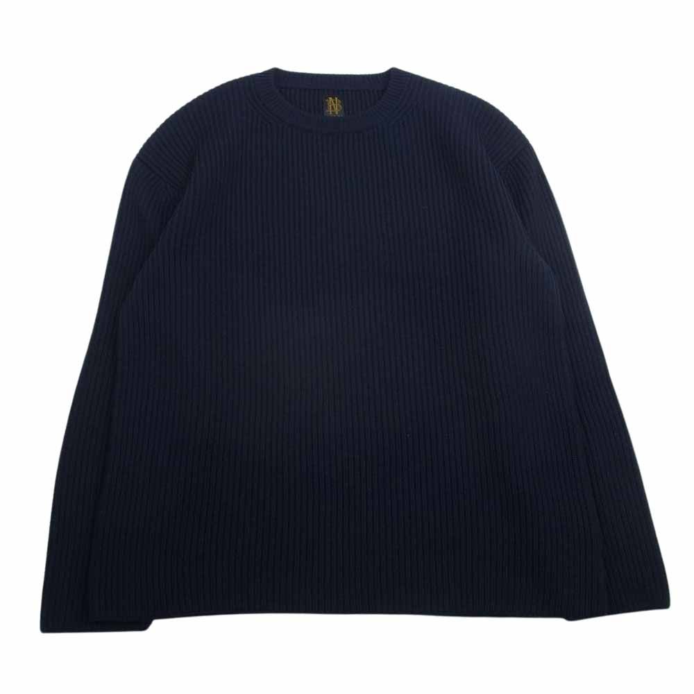 バトナー BATONER BN-19FM-026 RIB CREW NECK リブ クルーネック 