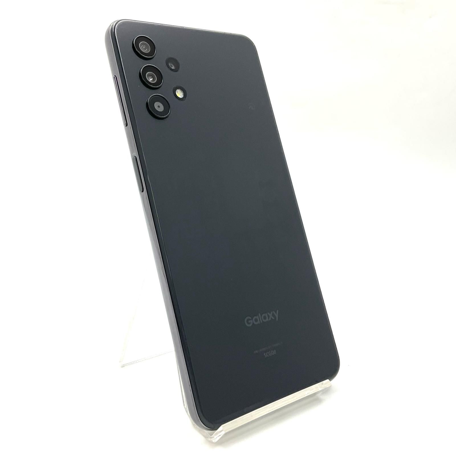 au GALAXY A32 5G SCG08 オーサムブラック 本体のみ スマホ本体】 au