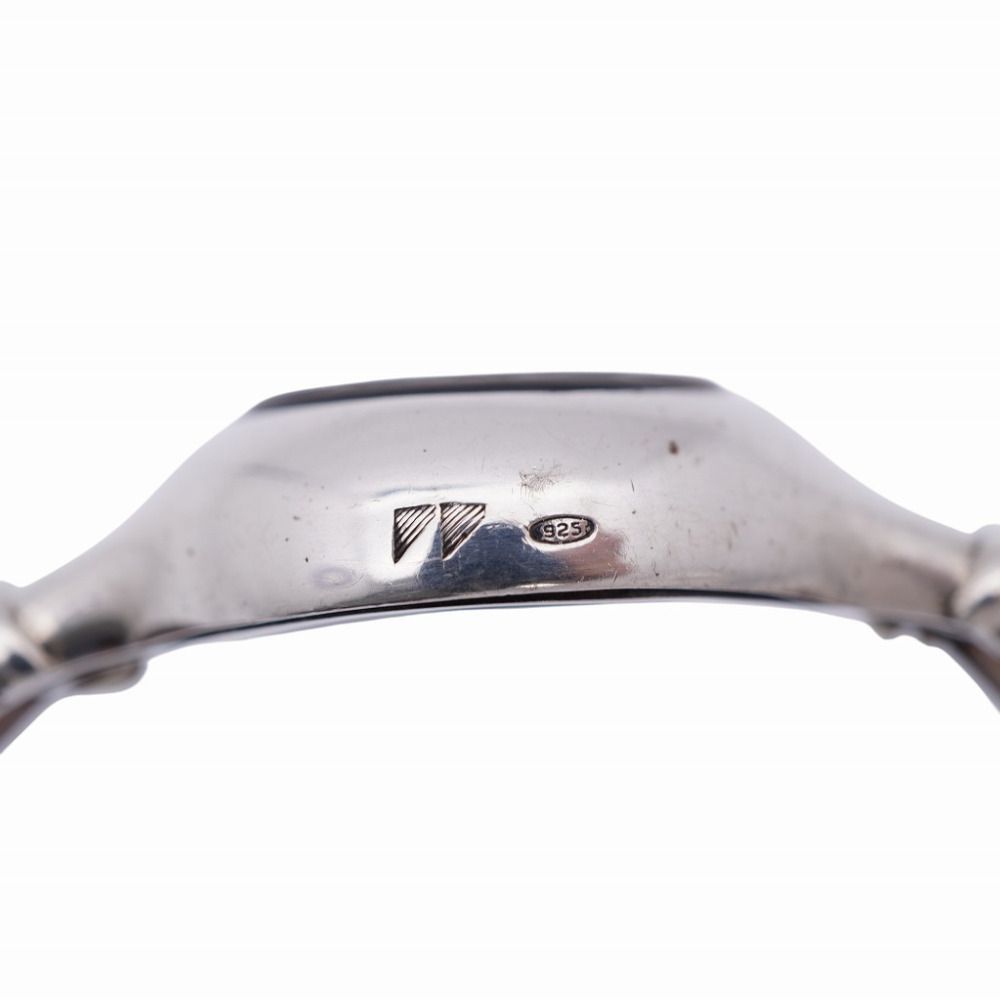 ミザーニ キャデラック シルバー 925 クオーツ 腕時計 銀無垢/レザー  