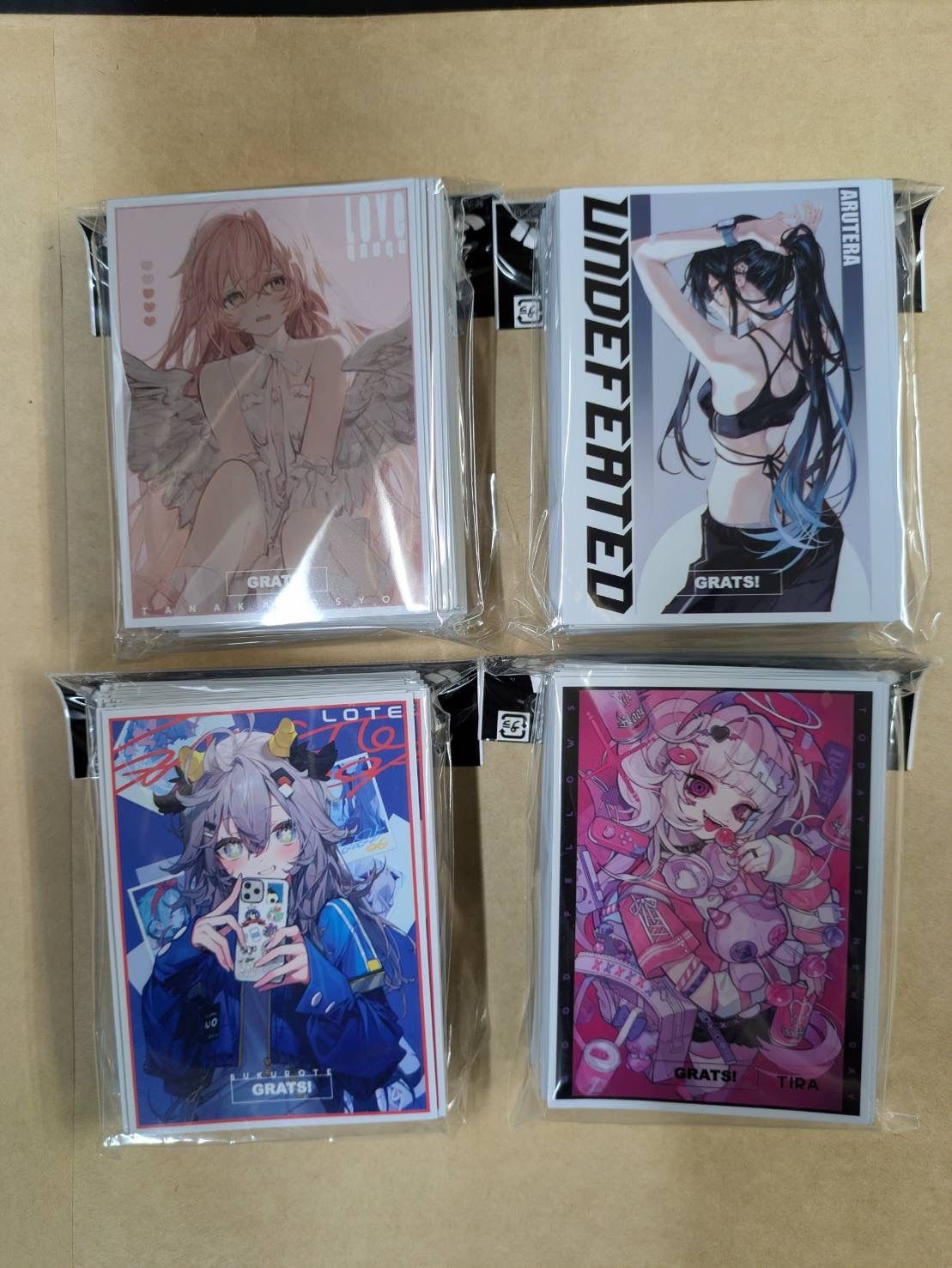 4種セット GRATS グラッツ クリエイターズスリーブ あるてら