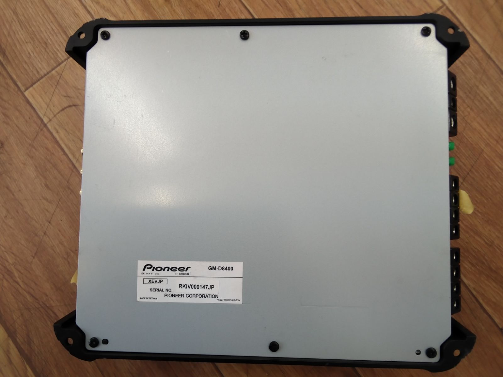 ジャンク品 カロッツェリアGM-D8400 ハイレゾ対応 200Wx4ch