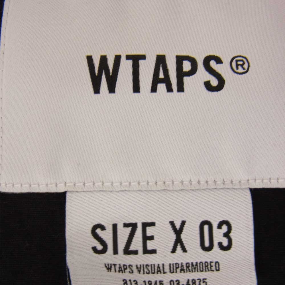 専門店では WTAPS 22SS 221WVDT-JKM01 サイズ:01 ブラック - トップス