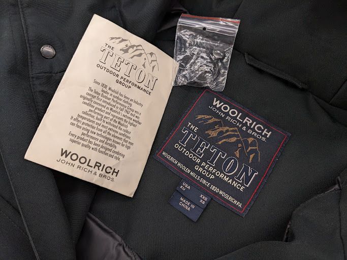WOOLRICH TETON GORE-TEX ゴアテックス マウンテン ダウン WOOLRICH TETON GORE-TEX ゴアテックス マウンテン ダウン