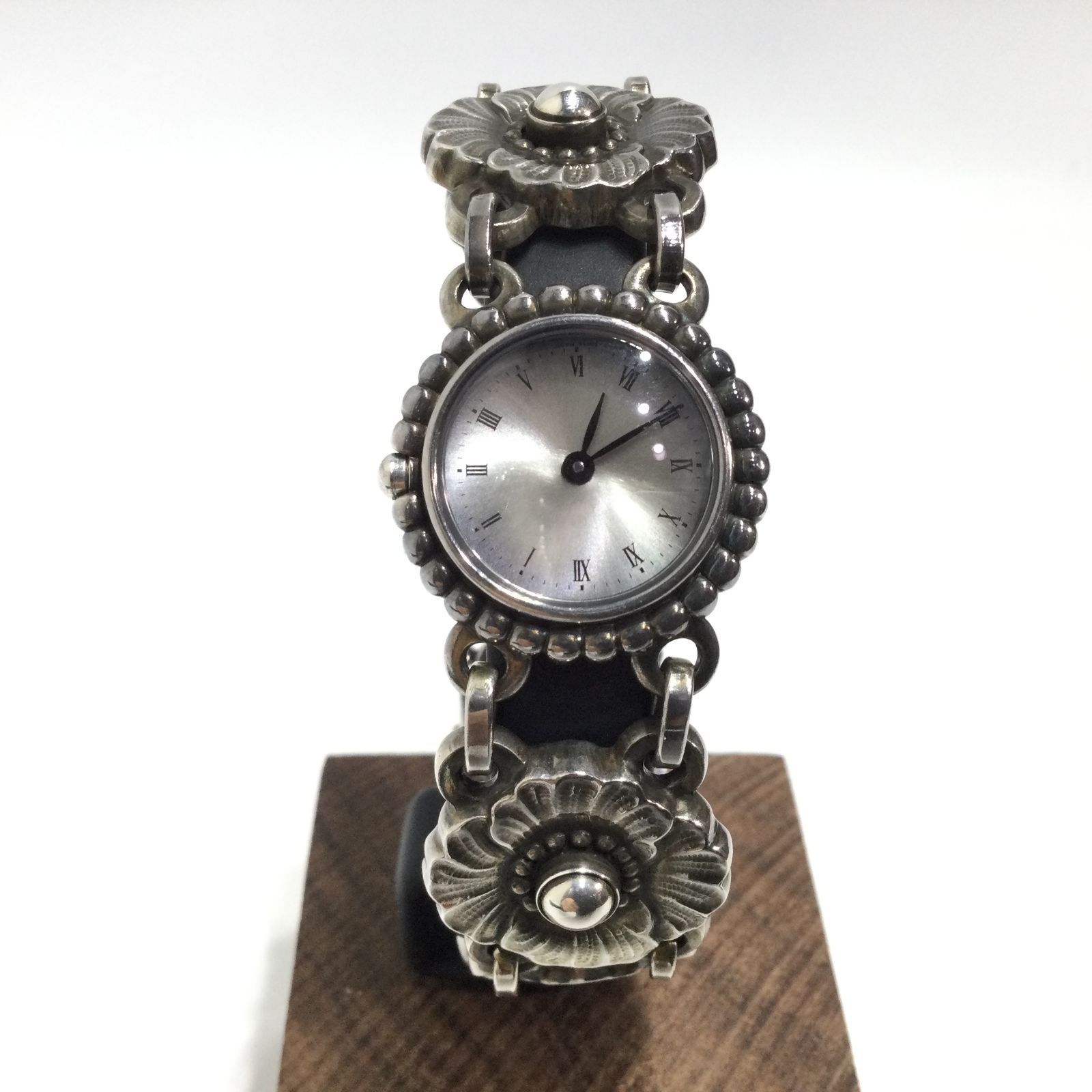 GEORG JENSEN 2366 フラワーモチーフ ブレスレット ウォッチ