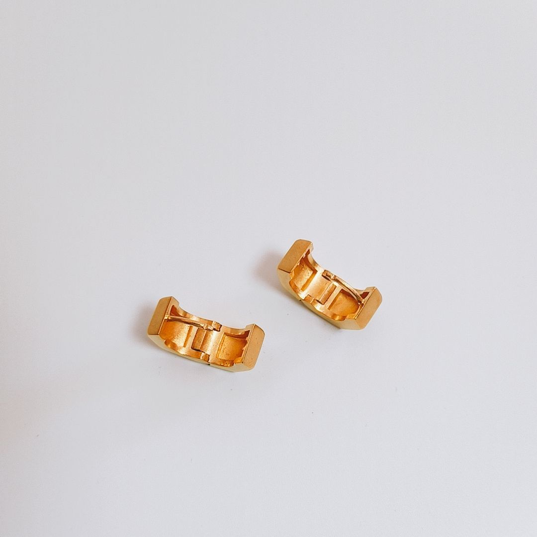 新品未使用】MAISON MARGIELA ボルト＆ナット フープピアス メゾン