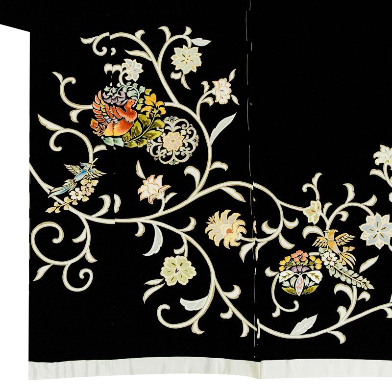 平和屋着物○松尾光琳 色留袖 刺繍 俵屋宗達 蔦図 暈し染め 金銀彩