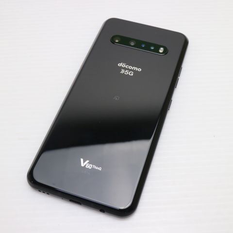 美品　LG V60 ThinQ 5G L-51A シムロック解除済　白ロム 超美品 L-51A LG V60 ThinQ 5G ザ ブラック スマホ 白ロム 土日