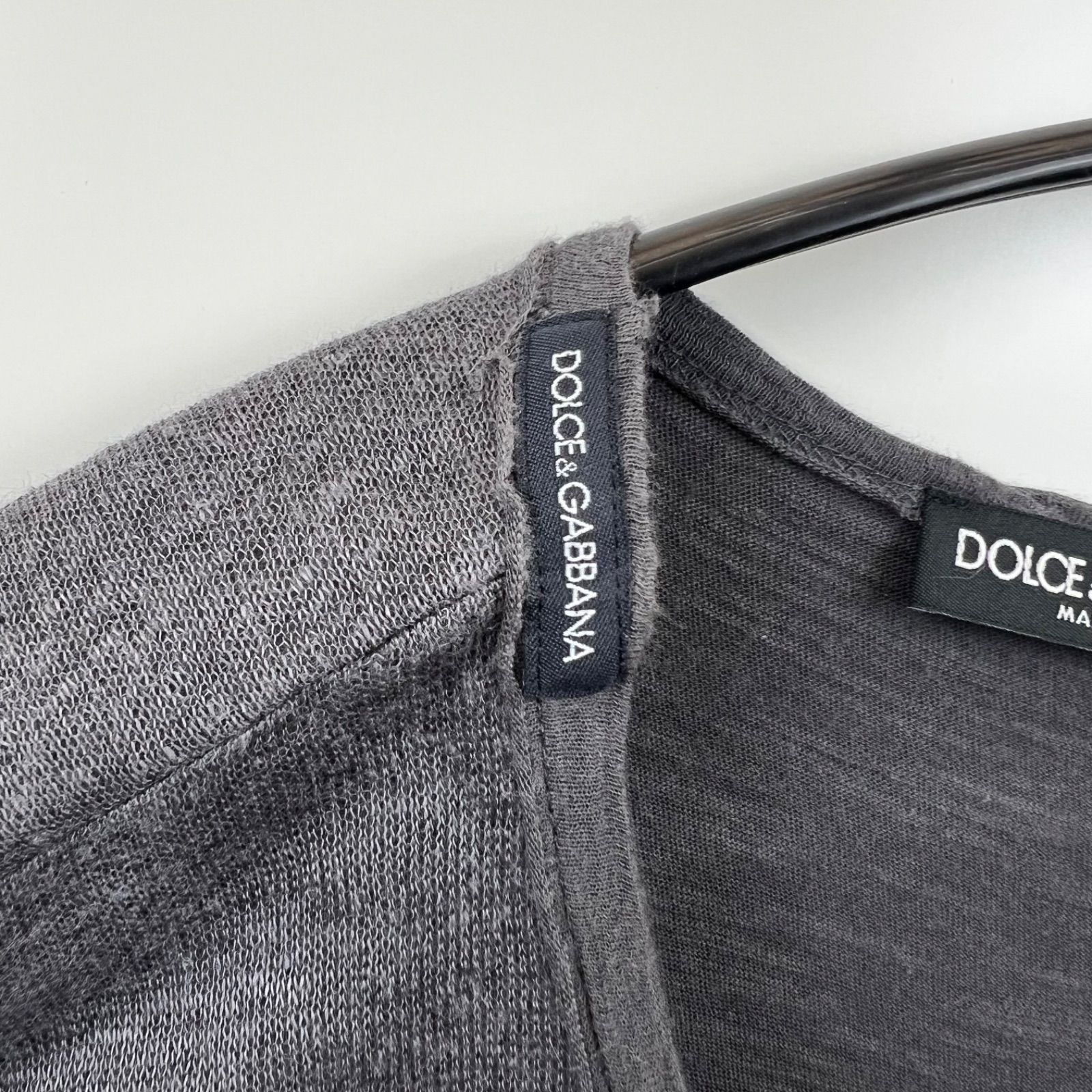 DOLCE&GABBANA D&G 00s archive double face Gaze Tee 48 ドルチェ