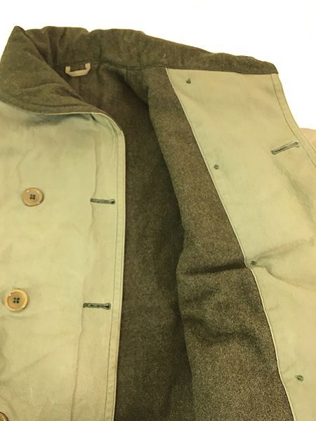 古着 40s 米軍 US ARMY M-1938 コットンンポプリン ショールカラー