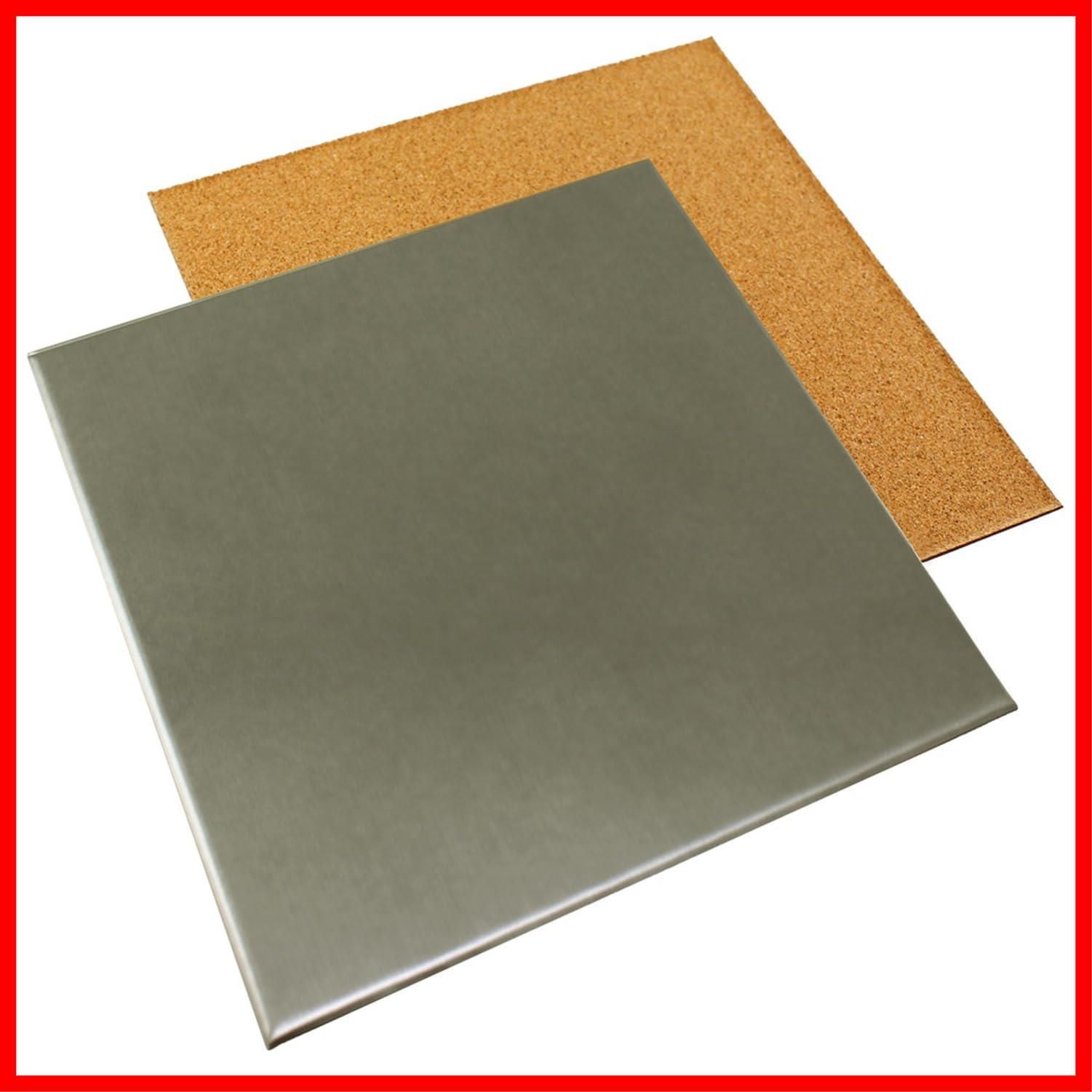 人気商品】スチールパネル 20×20cm グレー ハイロジック 2枚入