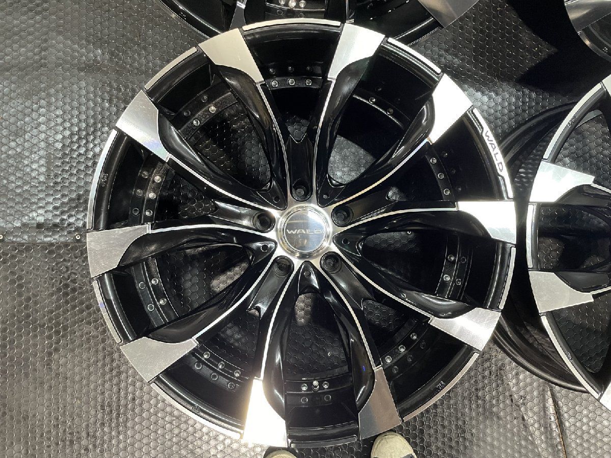 WALD JARRET J11-C ヴァルド ジャレット 24インチ 4本 10.5J5HPCD150-5 空気圧センサー付 バーフェンサイズ ランクル200 LX等 MHZ804MY