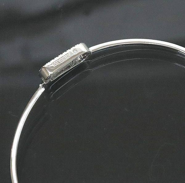 広尾店】美品 メシカ MESSIKA ムーヴウノ ダイヤブレス K18WG 約3.8g  