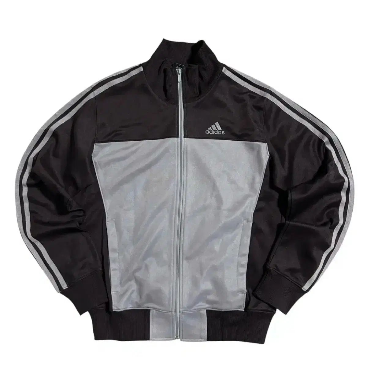 adidas アディダス ダークブラウン スクール ジャージ S