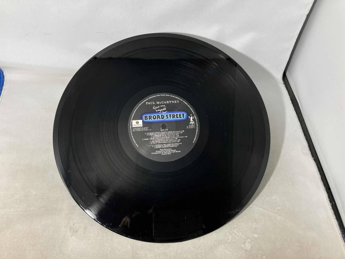 LP盤】PAUL McCARTNEY / GIVE MY REGARDS TO BROAD STREET 品番