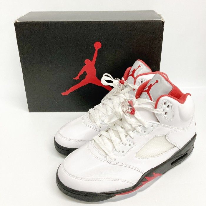 ★NIKE ナイキ DA1911-102 AIR JORDAN 5 RETRO OG FIRE RED エアジョーダン5 スニーカー ファイアレッド  size28cm