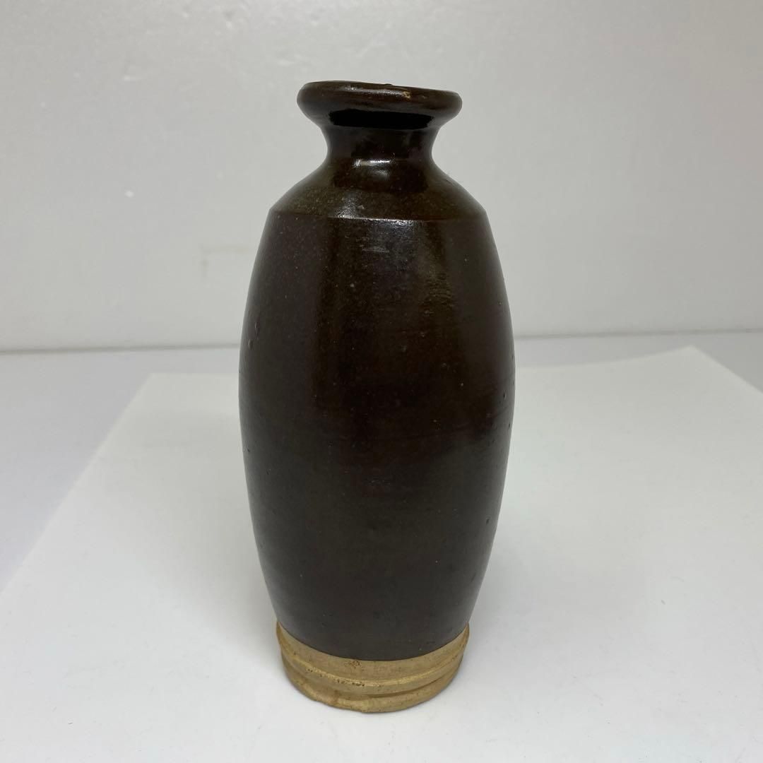 中国古玩 磁州窯花瓶 高さ約16㎝ 東さ6-1117③ 2025年