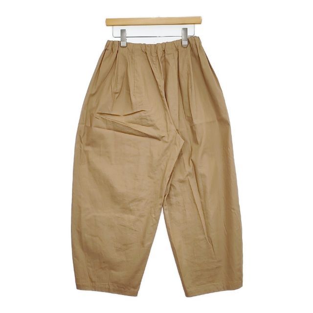 mizuiro-ind ワイドイージーパンツ コットン パンツ ベージュ レディース ミズイロインド 5-0921G∞