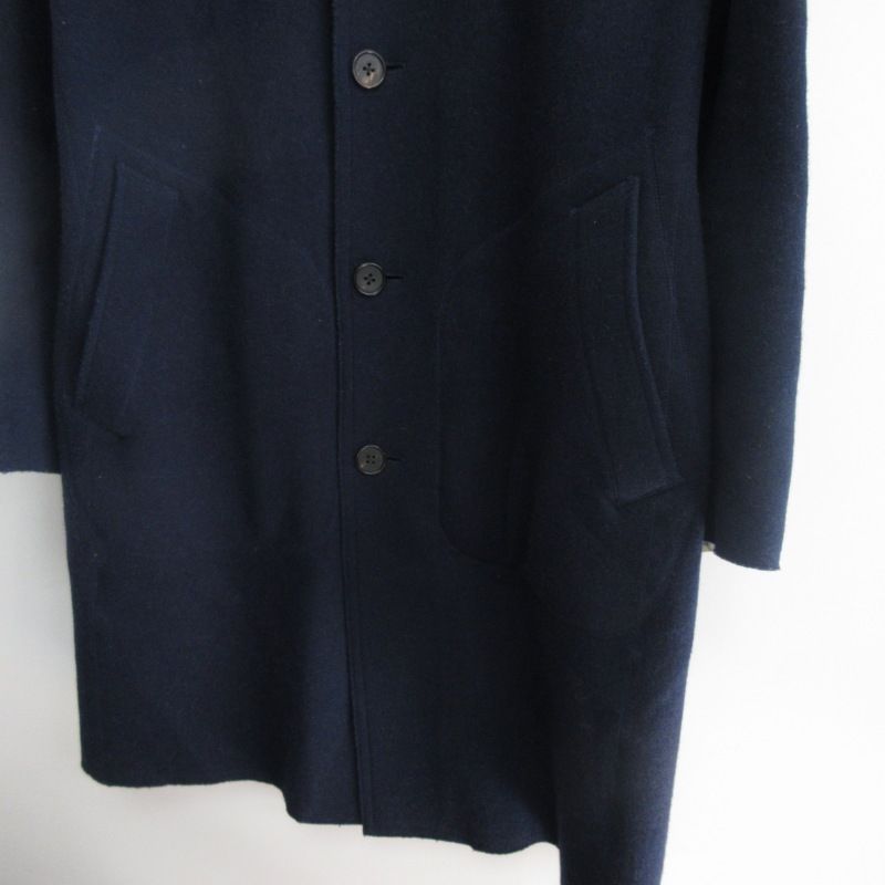 【未使用】アルチザンBURNS&FACTORY チェスターコート カシミヤ混紡 未使用】アルチザンBURNS&FACTORY チェスターコート カシミヤ混紡