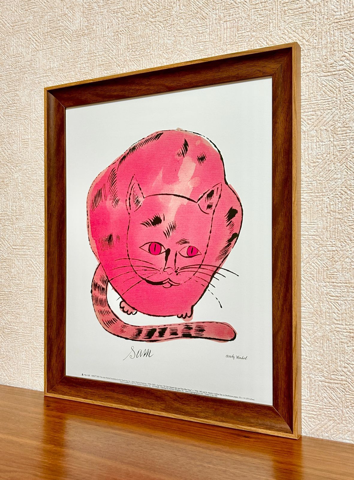 新品☆額縁付アートポスター(BRUCE MCGAW GRAPHICS)アンディ