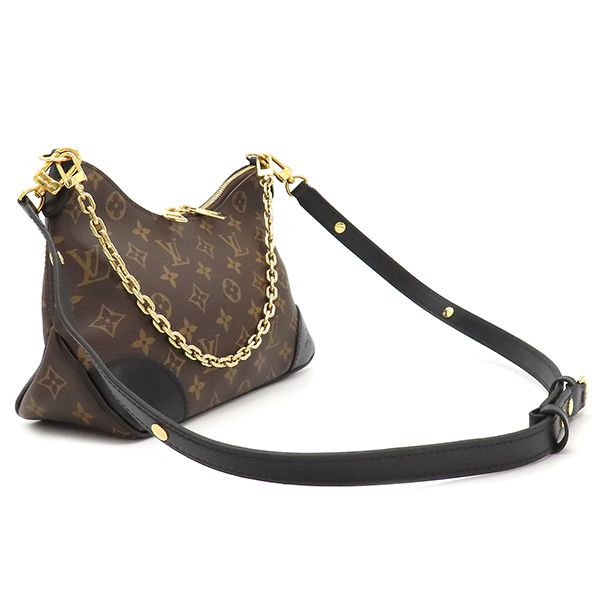 ルイヴィトン LOUIS VUITTON 2WAYバッグ ブーローニュ NM モノグラムキャンバス モノグラム ゴールド金具 チェーンショルダー ハンドバッグ 茶 黒 M45831 RFID 保存袋