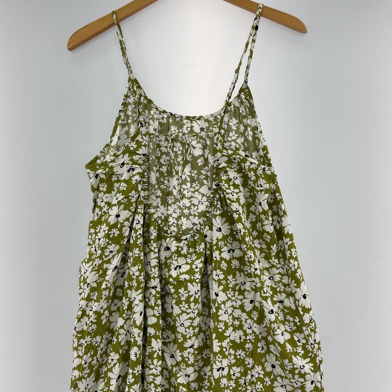 週末限定 新品未使用タグ付 ネイビー 花柄 キャミソール 花柄