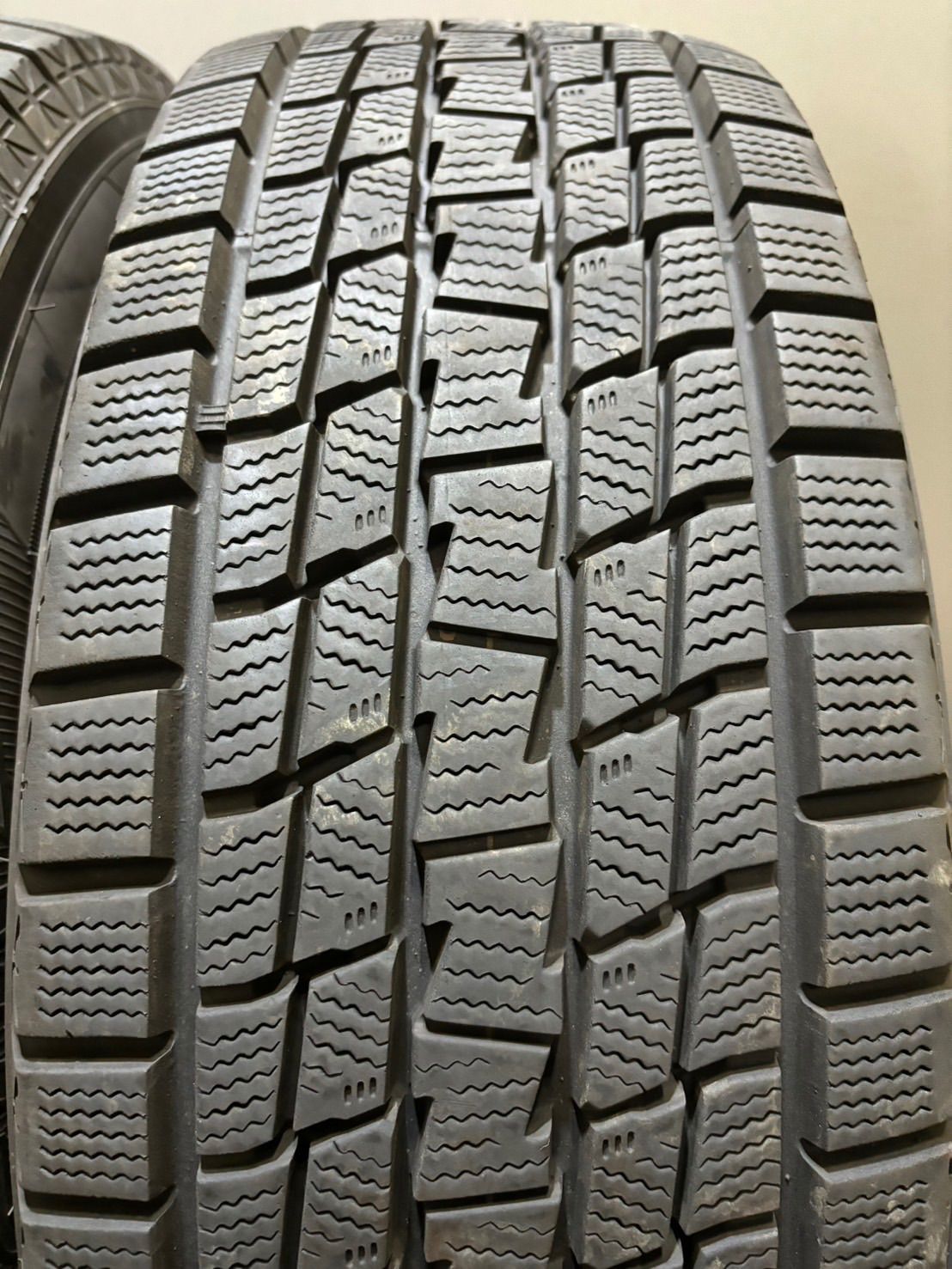 ★215/65R16 GOODYEAR/ICENAVI SUV 21年製 JEEP レネゲード 純正 スチール 16インチ 6.5J +40 110 5H スタッドレス 4本 (2-G495)