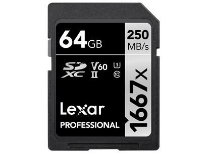 4営業日で発送 レキサー LSD64GCBJP1667 SDXCカード Lexar Professional 1667x SDXC UHS-IIカード LSD64GCBJP1667 Class10 64GB