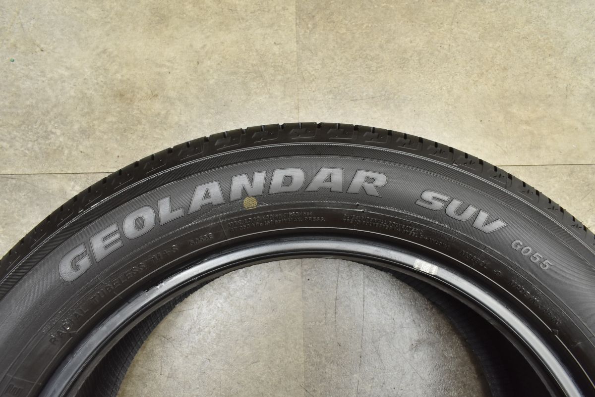 2024年製 新車外し】ヨコハマ ジオランダーSUV G055 225/55R18 4 2024年製 新車外し】ヨコハマ ジオランダーSUV G055 225/55R18 4