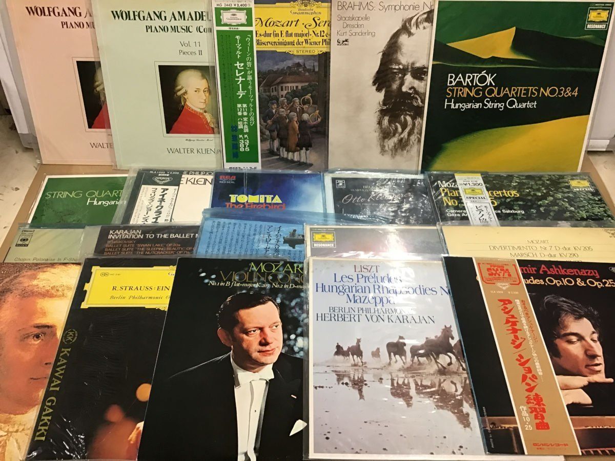 レコード　クラシック　まとめ売り W-0014751 LP CLASSIC クラシック レコード まとめ 帯付含 39点