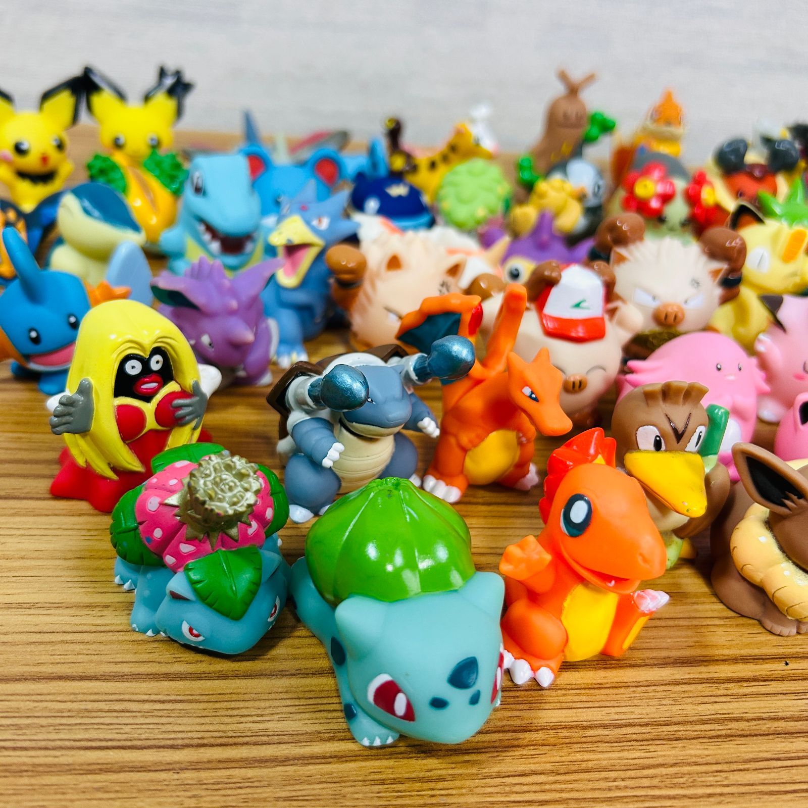 初代ポケモン多数】ポケモンキッズ 指人形 まとめ売り 55体