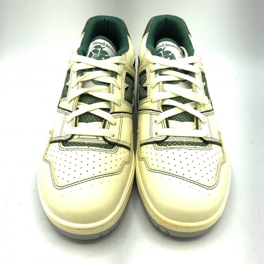 中古】New Balance BB550AY1 スニーカー クリーム グリーン サイズ28cm  